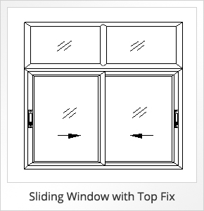 UPVC Sliding Windows