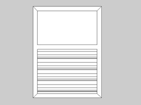 uPVC Ventilator with Board Window
